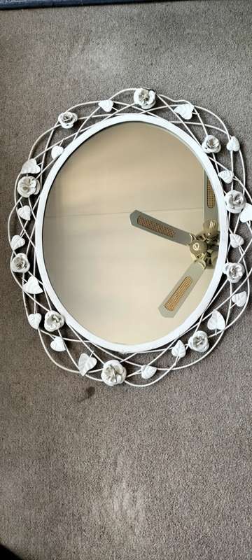 A Superb Wrought Iron Hanging Mirror.