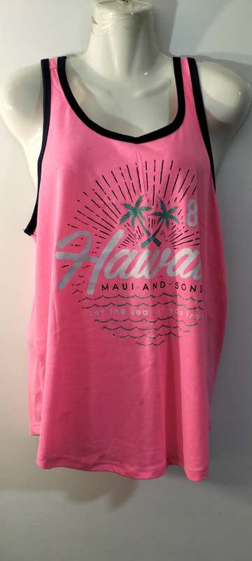 A Beautiful MAUI Ladies Sleeveless Top. (Nr13) L