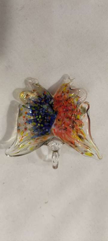 A Magnificent Murano Glass Butterfly Pendant - B21