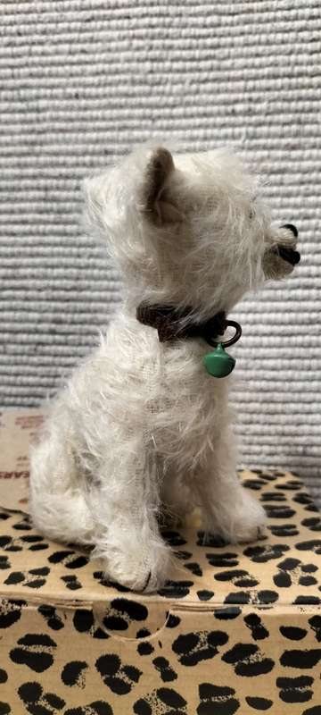 Genuine Rare Mohair Gizmo Bears `Mitch` Collectable Dog - Original Box And Birth Certificate