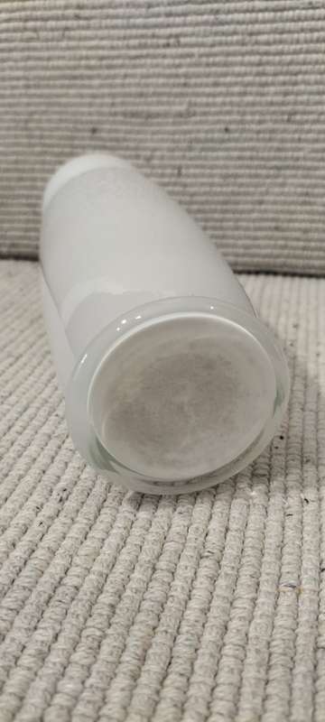 A Superior Quality Milky White Studio Glass Vase