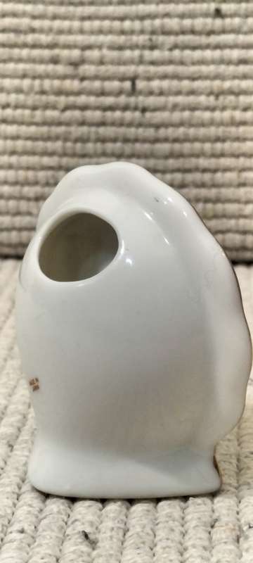 A Very Delicate Glazed Porcelain Toothpick Holder
