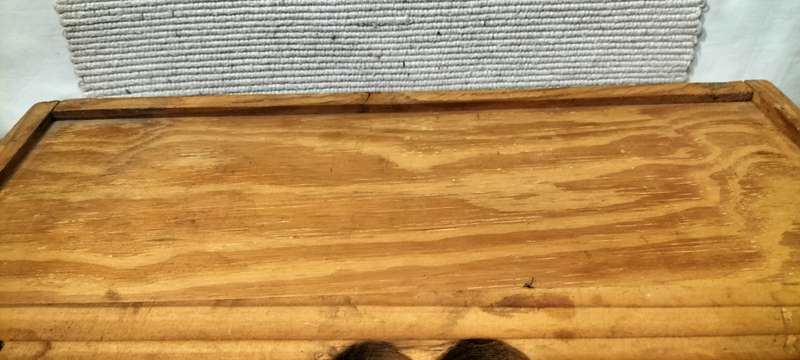 A Stunning Vintage Light Wood Spice Rack
