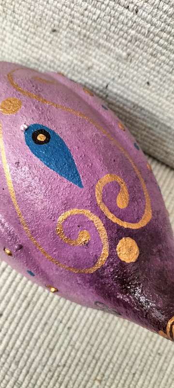An Absolutely Magnificent Bohemian Hand Painted Guinea Fowl