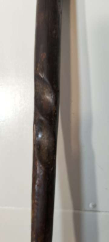 A Beautiful Well Preserved Wood Carved Walking Stick. (3 of 3)