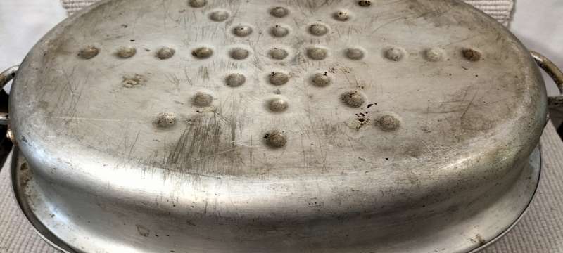 Vintage Aluminium Lidded Oven Casserole