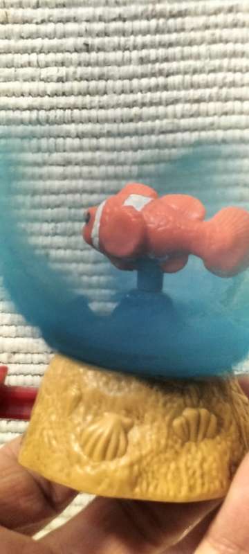 A Rare Finding Nemo Working Spinning Mcdonald's Toy. 7.5cm