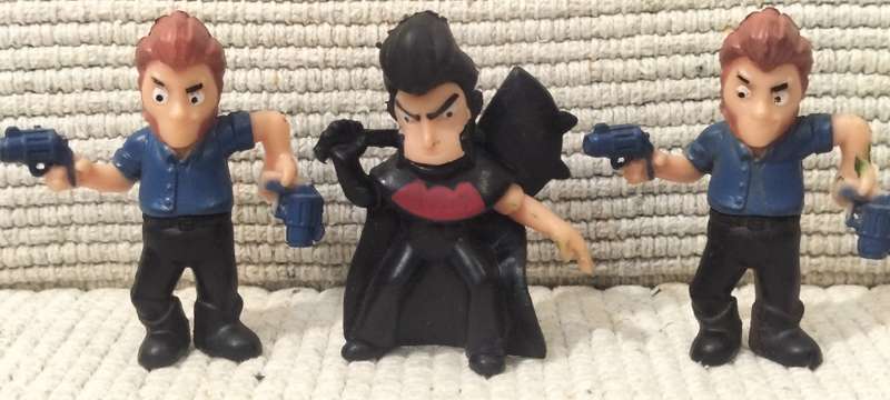 A Collection of 3 Rare Brawlstars Action Figurines
