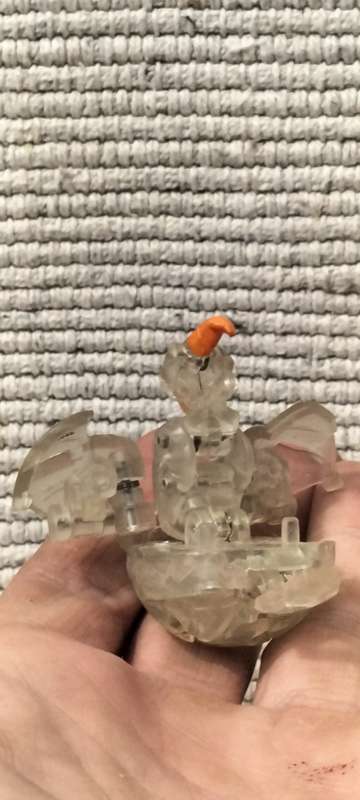 An Extremely Rare Intact 800g Bakugan "BakuCrystal"Clear Aranaut Spin Master/Sega Toy