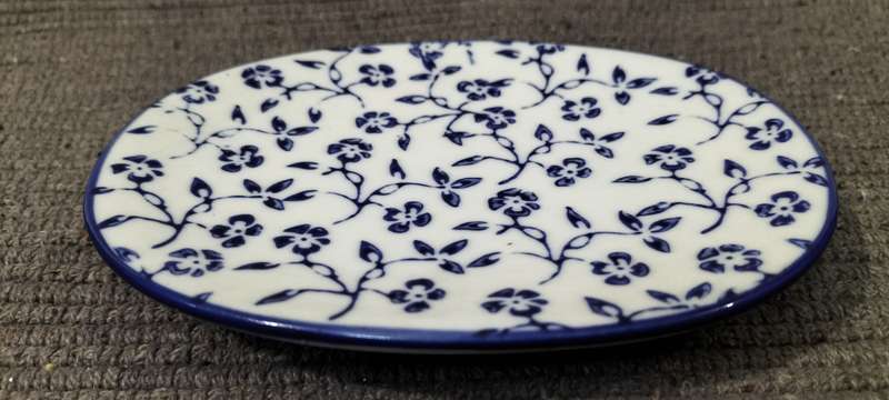 Stunning Blue Glazed Ceramic Soap Holder