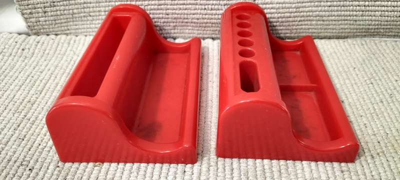 Set of Vintage Circa 1970 Schmidt Desk Stationary Holders