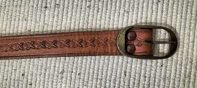 A Quality Vintage Genuine Leather Belt