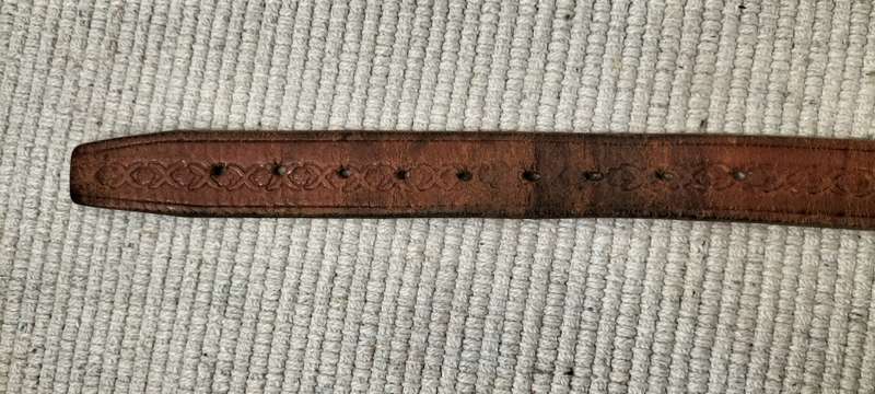 A Quality Vintage Genuine Leather Belt