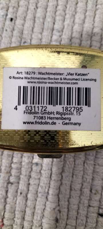 A Genuine Rosina Wachtmeister Two Cell Metal Pill Box