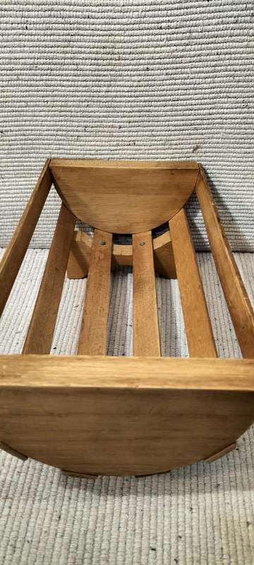 A Beautiful Light Wood Fruit Basket