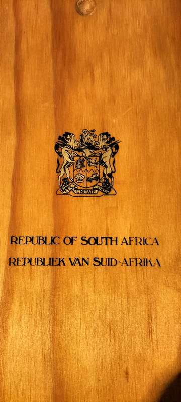Stunning Pair of Vintage Circa 1970 Republic of South Africa Wine Boxes