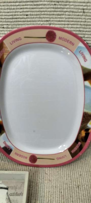 A Set of 3 Single Serving Serving Trays.