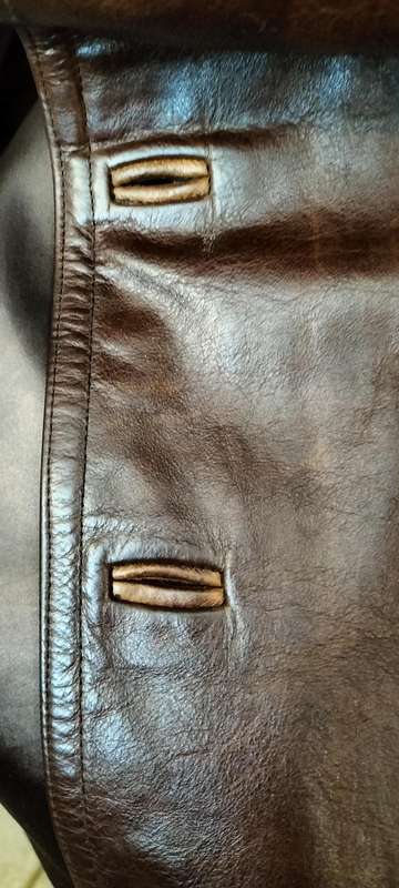 A Magnificent Genuine Reiss of London Men's Superior Quality Leather Jacket -L  Worth R12 000