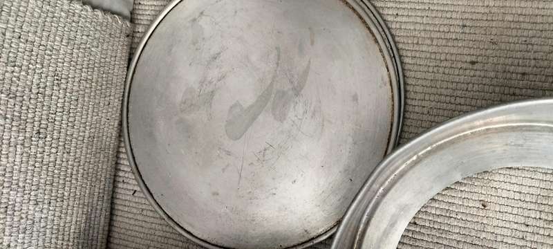 A Set of 3 Vintage Aluminium Cake Baking Tins