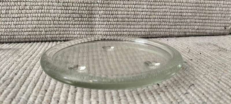 Glass Footed Wine Bottle Coaster