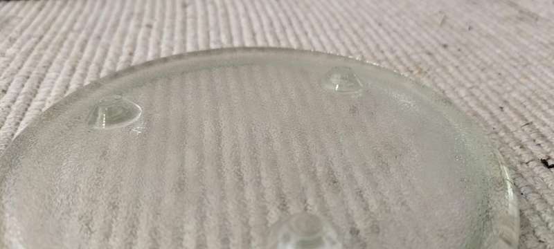 Glass Footed Wine Bottle Coaster