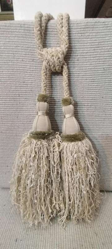 A Stunning Large Tie Back Tassel
