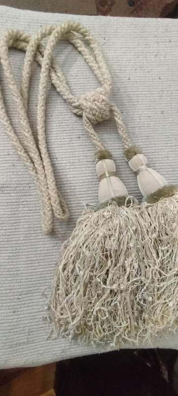A Stunning Large Tie Back Tassel
