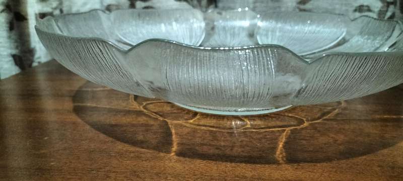 A Magnificent Large Glass Fruit/Serving Bowl