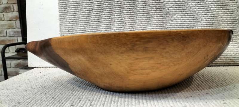 A Magnificent Well Preserved Belize Rosewood Fruit Bowl