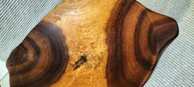A Magnificent Well Preserved Belize Rosewood Fruit Bowl