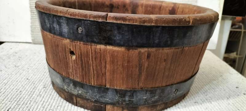 Antique Magnificent Circa Late 1800 early 1900 Wood Cheese Press/Mold (Nr1)