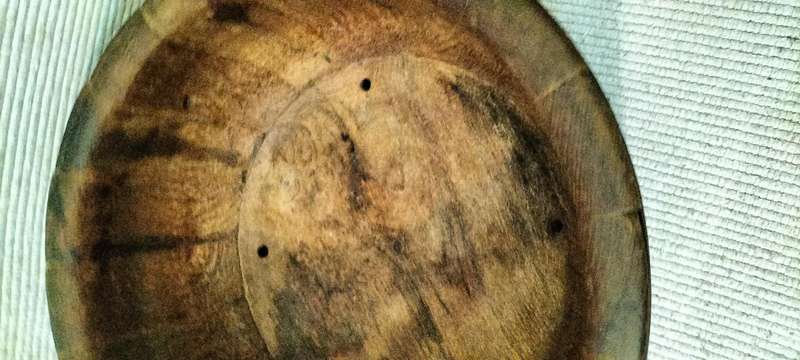 Antique Magnificent Circa Late 1800 early 1900 Wood Cheese Press/Mold (Nr1)