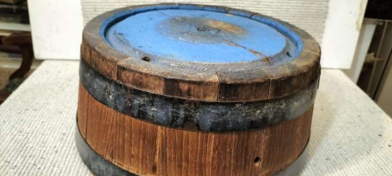 Antique Magnificent Circa Late 1800 early 1900 Wood Cheese Press/Mold (Nr1)