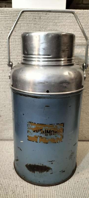 Rare Vintage Circa 1950 Fully intact Thermos Model 609 Thermal Flask