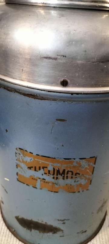 Rare Vintage Circa 1950 Fully intact Thermos Model 609 Thermal Flask