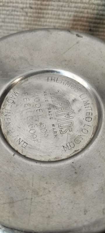 Rare Vintage Circa 1950 Fully intact Thermos Model 609 Thermal Flask