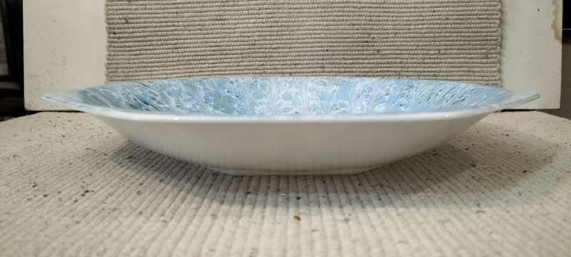 A Magnificent Huge Vintage Arcopal Serving Plate