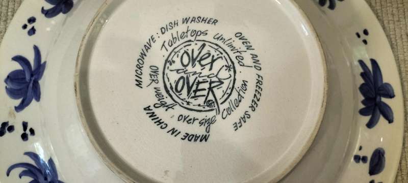 A Magnificent Over and Over Large Serving Platter