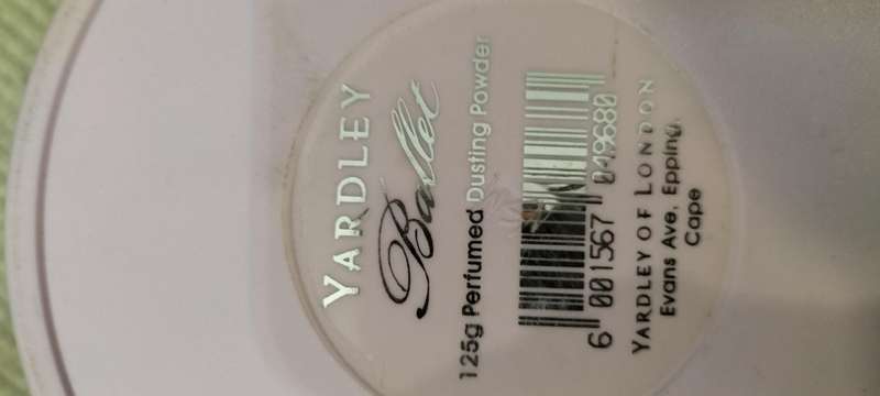 Large 125g Yardley Ballet Dusting Powder