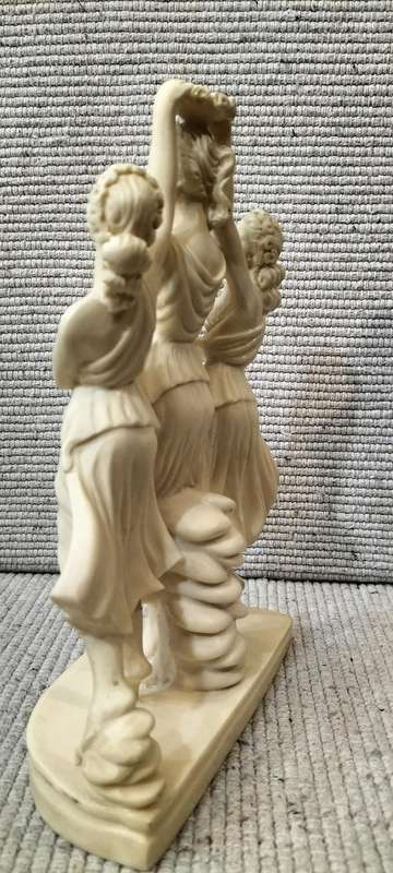 Magnificent Mid Century A Santini "The Three Graces" Sculpture