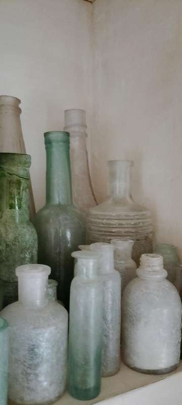A Set of 90 Antique and Vintage Bottles, Including Rare Ones