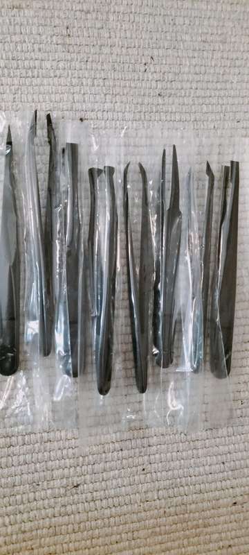 Complete 8 Piece T-201 to T-208 Craft Tweezers