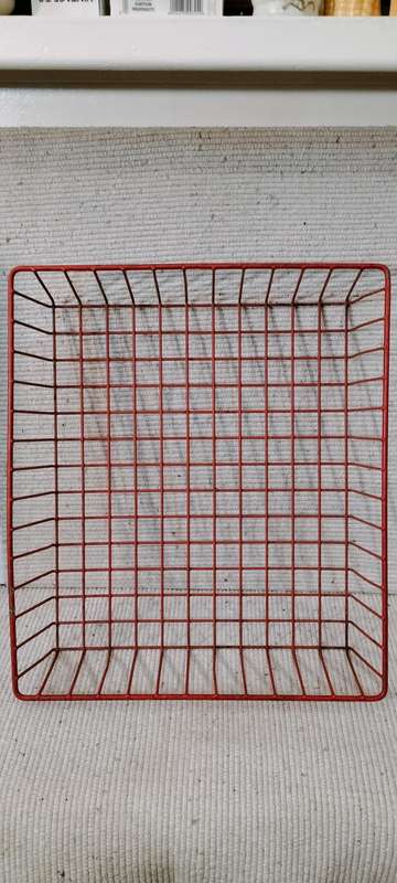 Coated Metal Office Storage Basket