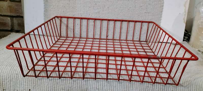 Coated Metal Office Storage Basket