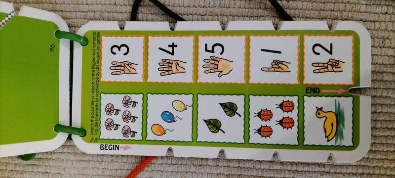 Set of 2 Look 'n Lace Educational Toys/Books