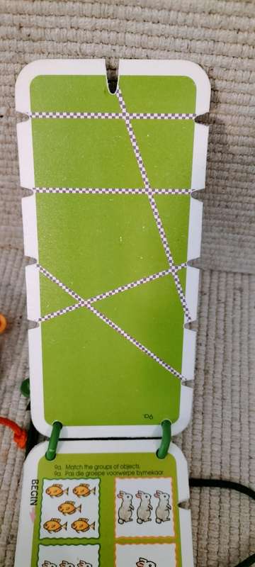Set of 2 Look 'n Lace Educational Toys/Books