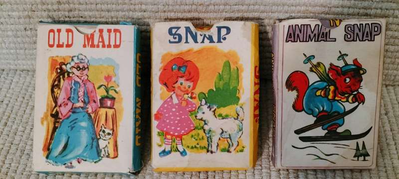 Set of 3 Very old Snap Games