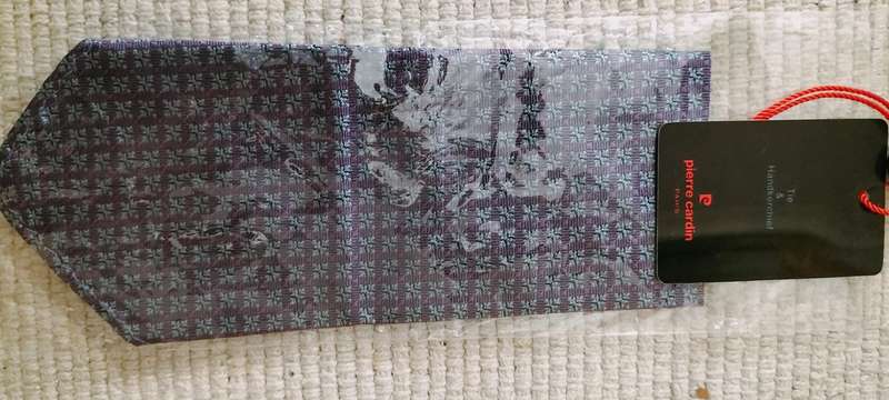 Genuine Pierre Cardin 100% Silk Men's Handkerchief