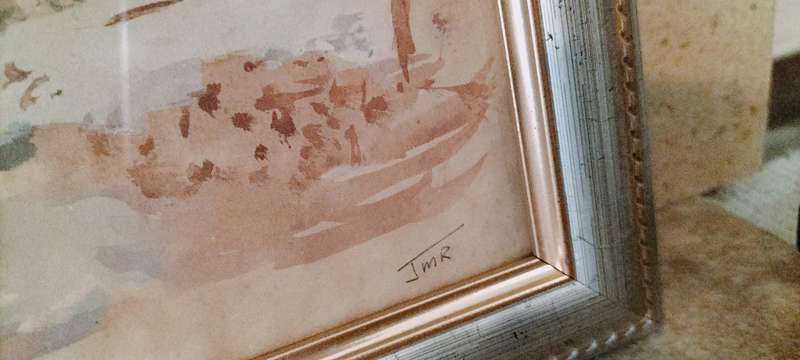 Beautiful Water Colour on Paper by Jordan M Rhodes (Nr10)