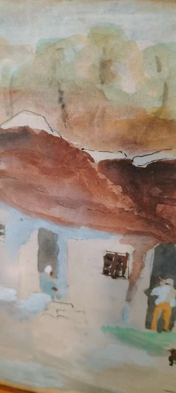 Beautiful Water Colour on Paper by Jordan M Rhodes (Nr11)
